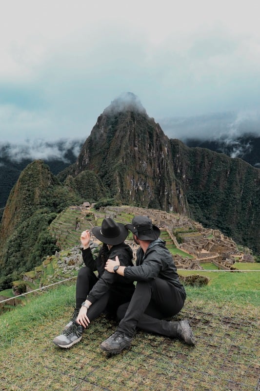 Bri and Daniel at Machu Picchu